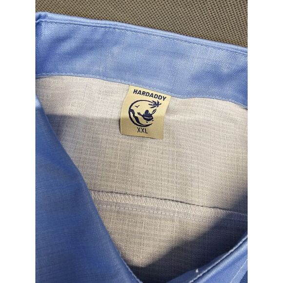 NWT Hardaddy Xxl Button Up Shirt Tropical‎ Leaf Graphics - Picture 2 of 6